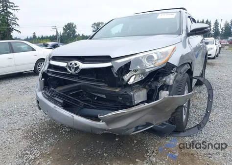 2016 Toyota Highlander Le/Le Plus from USA, damaged, VIN 5TDBKRFH5GS283877